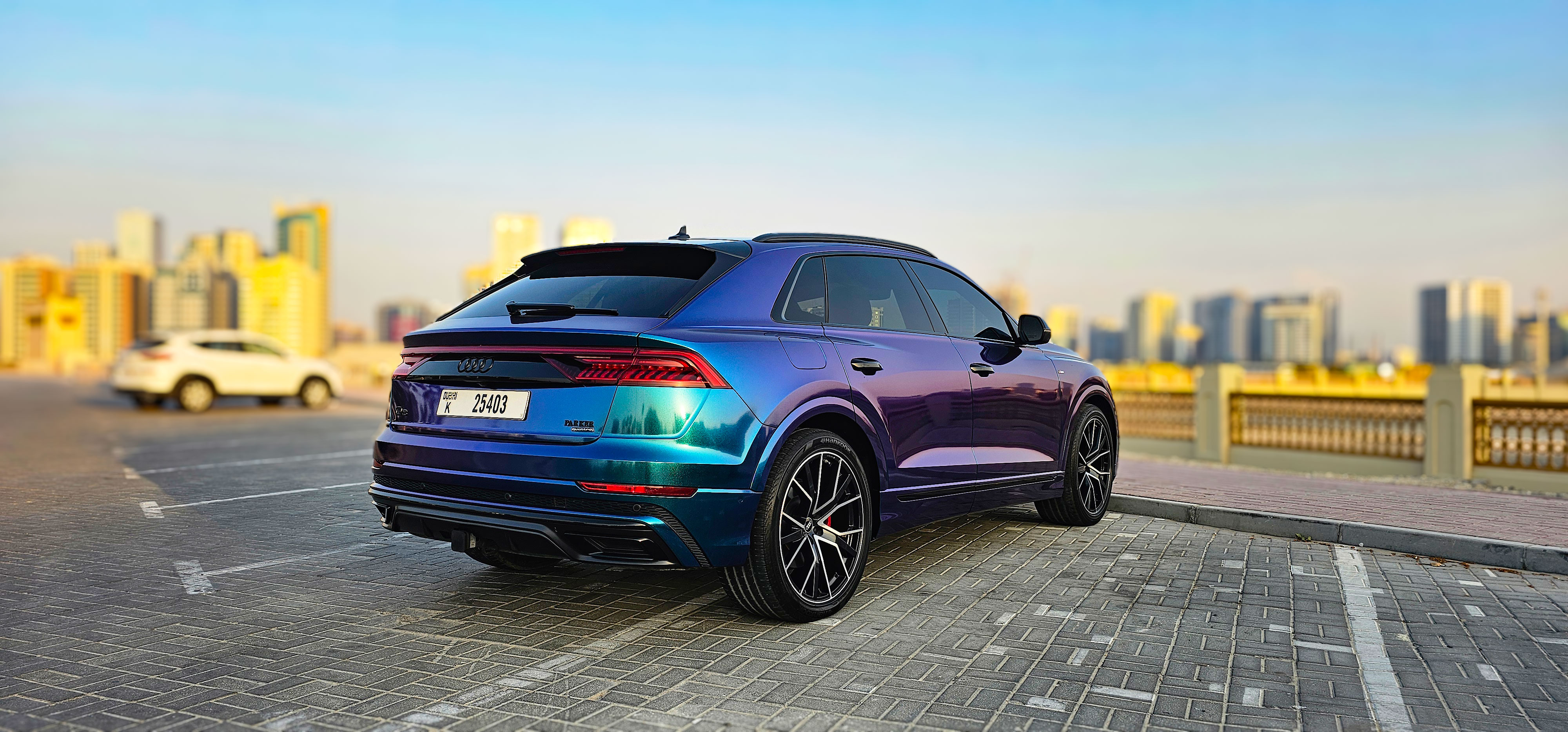 Audi Q8 Purple